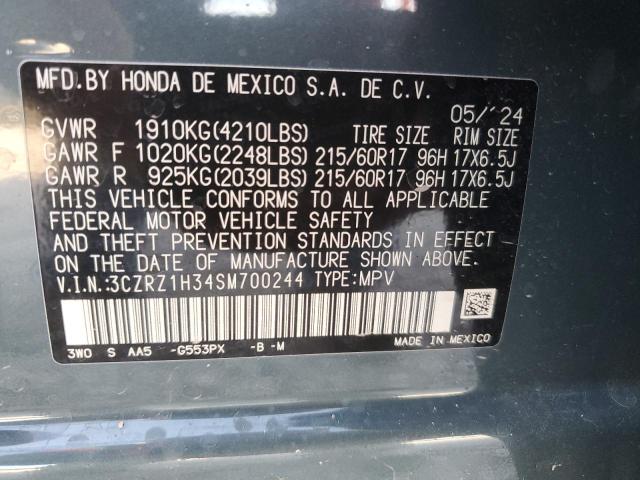 2025 HONDA HR-V LX - 3CZRZ1H34SM700244