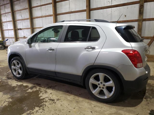 CHEVROLET TRAX LTZ 2015 silver  gas 3GNCJNSB7FL172454 photo #3