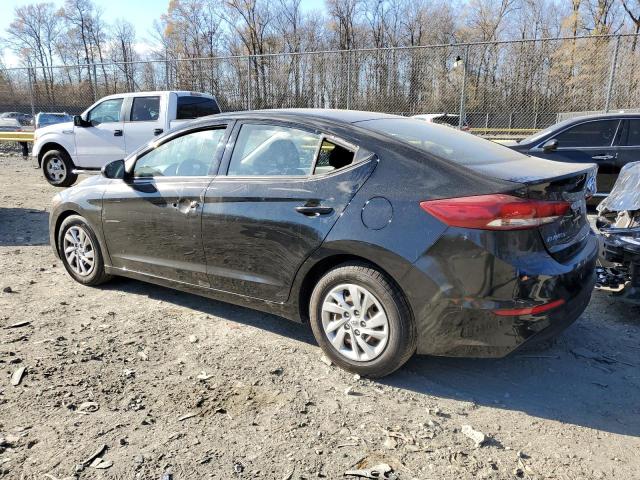 HYUNDAI ELANTRA SE 2018 black  gas 5NPD74LF1JH349368 photo #3