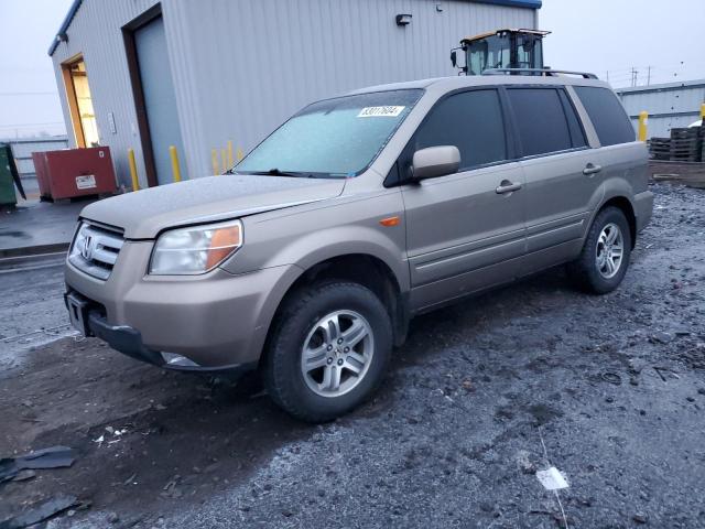 HONDA PILOT EXL 2008 gold  gas 5FNYF18568B010830 photo #1