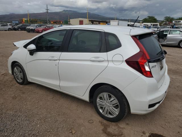 HONDA FIT LX 2019 white  gas 3HGGK5H40KM738895 photo #3