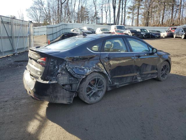 FORD FUSION SE 2019 black  gas 3FA6P0HD3KR227883 photo #4