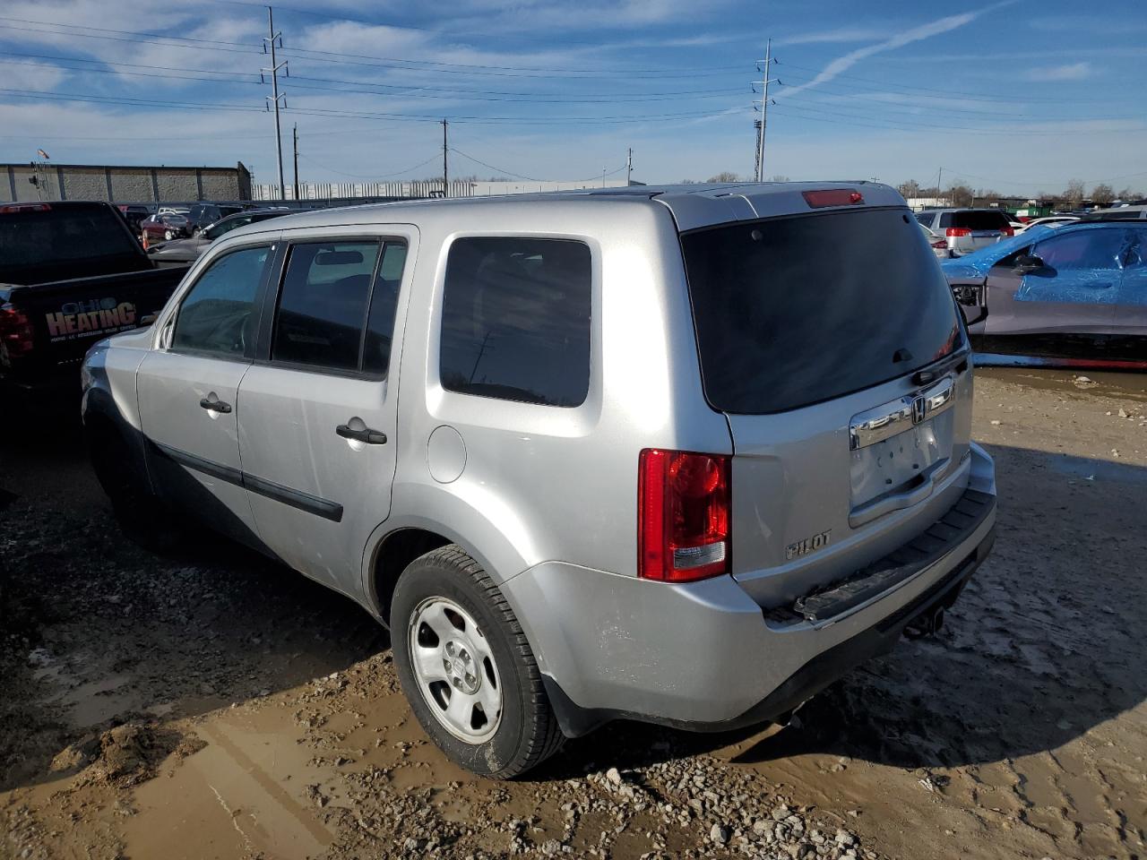 Lot #3030637204 2014 HONDA PILOT LX