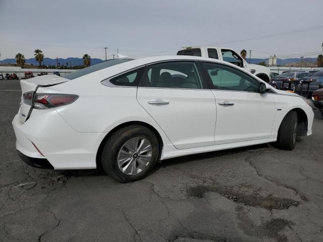 HYUNDAI SONATA HYB 2019 white  hybrid engine KMHE24L38KA088771 photo #4