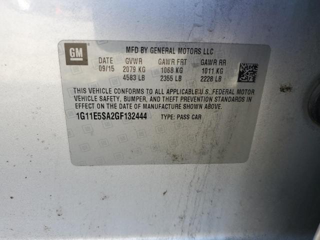 2016 CHEVROLET MALIBU LIM - 1G11E5SA2GF132444