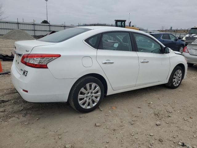 NISSAN SENTRA S 2014 white sedan 4d gas 3N1AB7AP2EY245661 photo #4