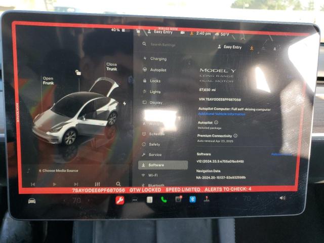 2023 TESLA MODEL Y - 7SAYGDEE6PF687056
