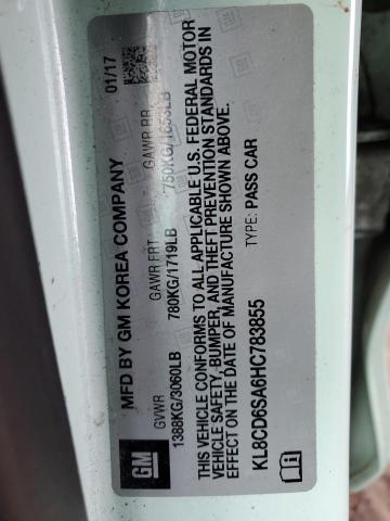 2017 CHEVROLET SPARK 1LT - KL8CD6SA6HC783855