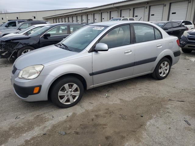 KIA RIO BASE 2008 silver sedan 4d gas KNADE123986375990 photo #1