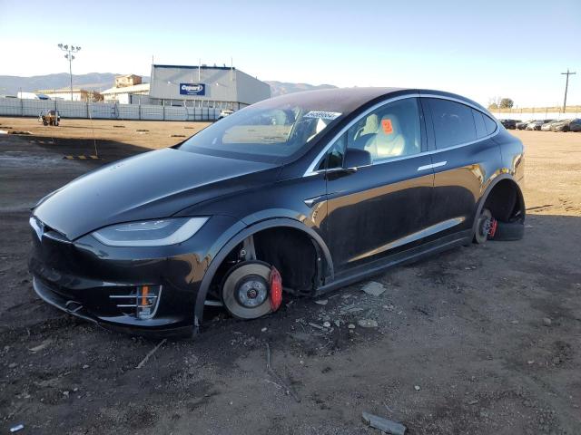 TESLA MODEL X 2018 black  electric 5YJXCBE41JF090713 photo #1