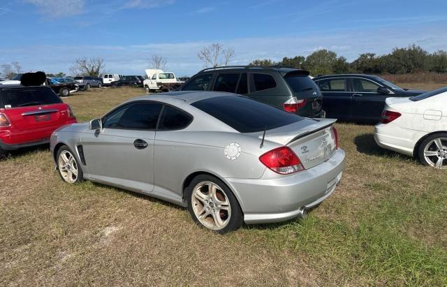 HYUNDAI TIBURON GT 2005 silver coupe gas KMHHN65F85U183258 photo #4