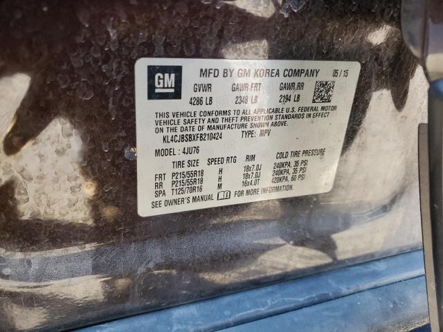 2015 BUICK ENCORE CON - KL4CJBSBXFB210424