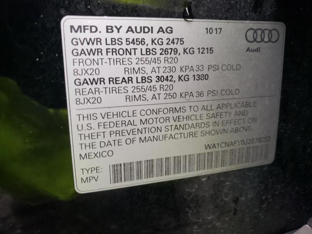 VIN WA1CNAFY0J2079252 2018 AUDI Q5 no.13