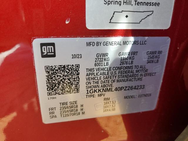2023 GMC ACADIA SLT - 1GKKNML40PZ264233