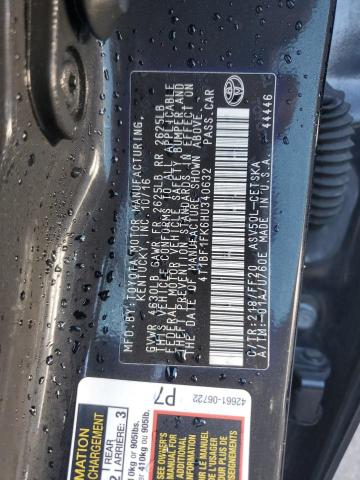 2017 TOYOTA CAMRY LE - 4T1BF1FK6HU340632
