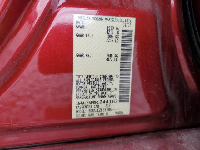 2015 NISSAN ALTIMA 2.5 - 1N4AL3AP8FC244162