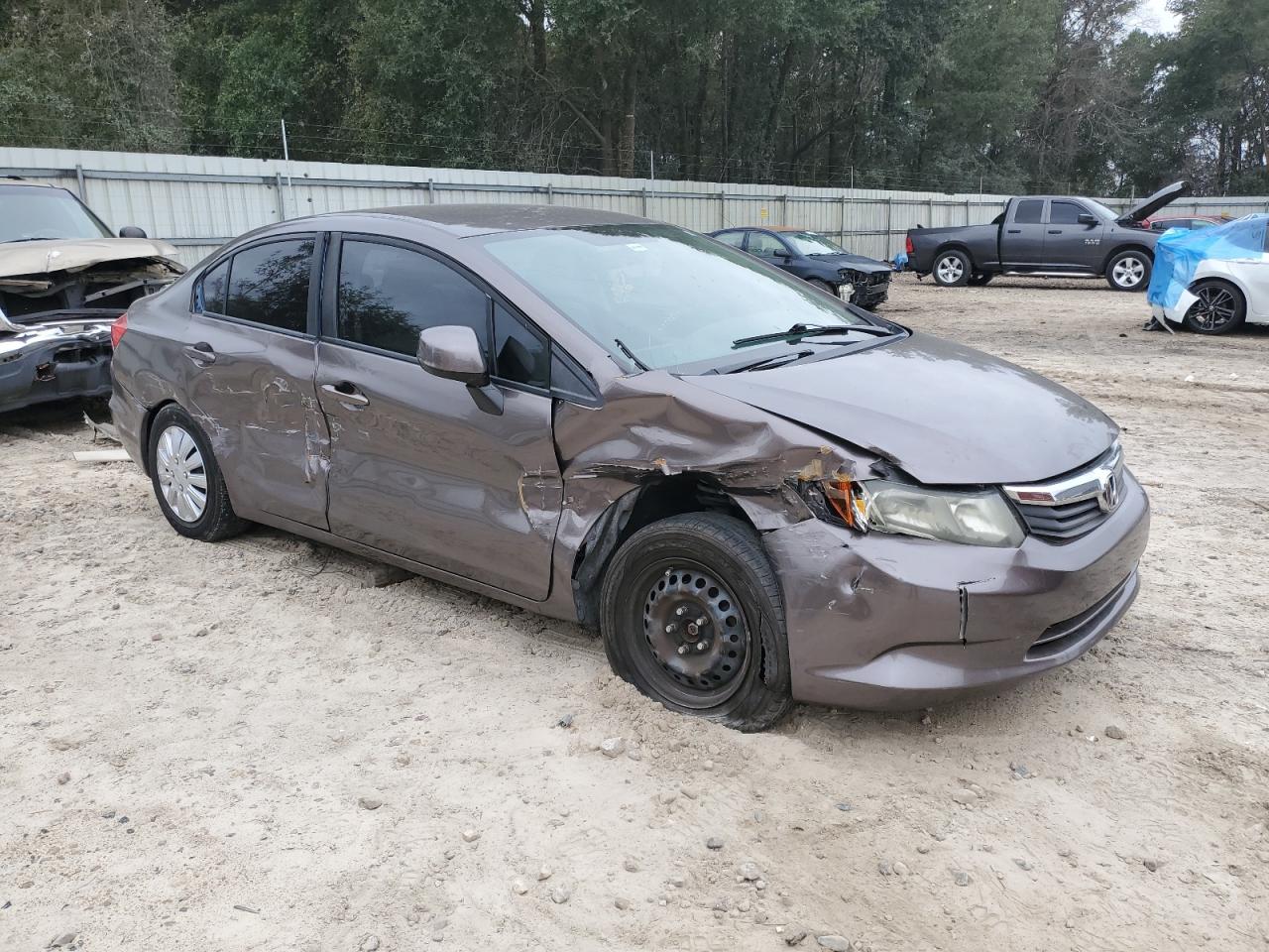 Lot #3026233290 2012 HONDA CIVIC LX