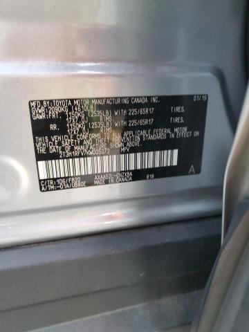 2019 TOYOTA RAV4 LE - 2T3H1RFV7KW005072