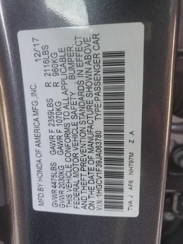 2018 HONDA ACCORD SPO - 1HGCV1F39JA063780
