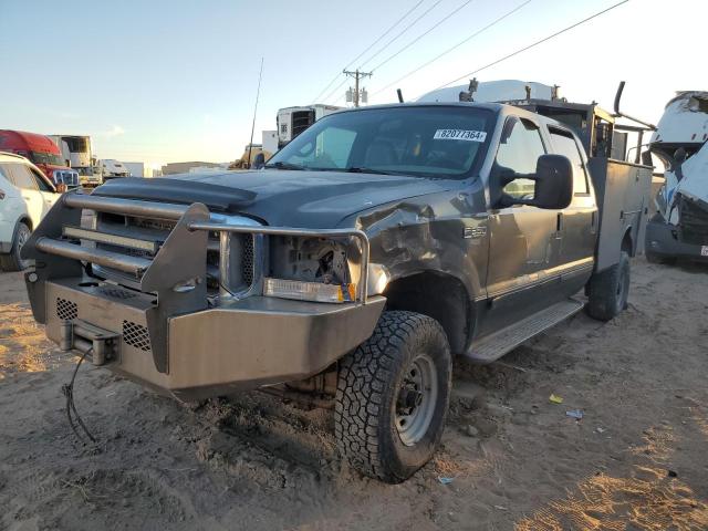 FORD F350 2002 gray  diesel 1FTSW31F82EC02070 photo #3