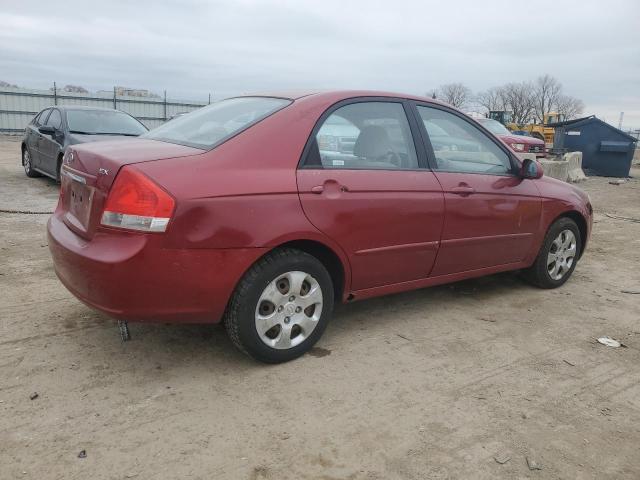 KIA SPECTRA EX 2009 red  gas KNAFE221895659275 photo #4