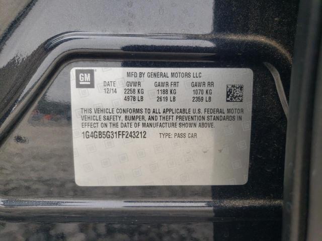 2015 BUICK LACROSSE - 1G4GB5G31FF243212