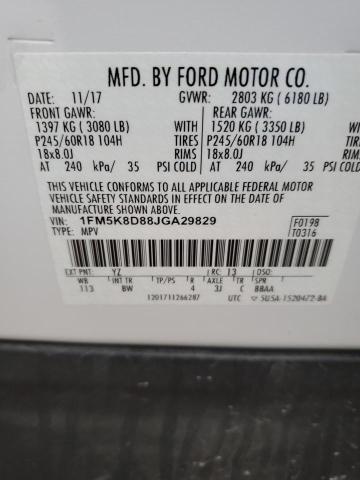 2018 FORD EXPLORER X - 1FM5K8D88JGA29829