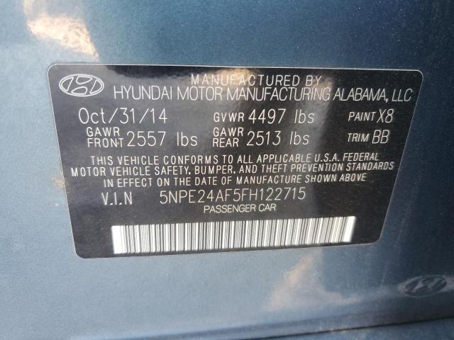2015 HYUNDAI SONATA SE 5NPE24AF5FH122715