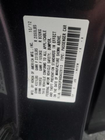 VIN 1HGCR2F86DA029113 2013 HONDA ACCORD no.12