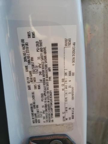 2019 FORD ESCAPE S - 1FMCU0F70KUC53431