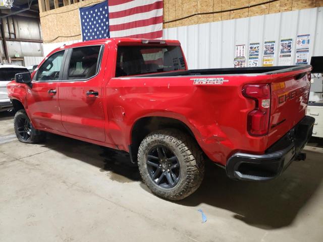 CHEVROLET SILVERADO 2022 red  Gasoline 3GCPDFEK2NG608055 photo #3