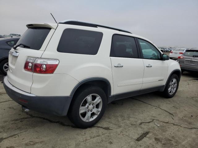 GMC ACADIA SLE 2007 white  gas 1GKER13747J122430 photo #4