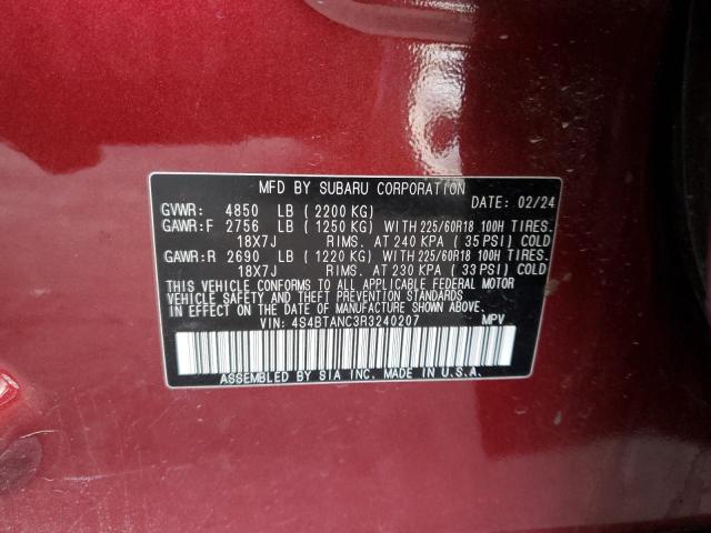 2024 SUBARU OUTBACK LI - 4S4BTANC3R3240207