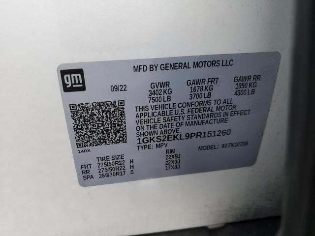 2023 GMC YUKON DENA - 1GKS2EKL9PR151260
