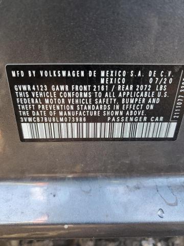 2020 VOLKSWAGEN JETTA S - 3VWCB7BU8LM073986