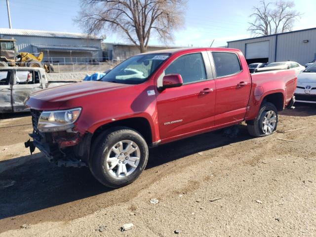 CHEVROLET COLORADO L 2021 red  gas 1GCGSCENXM1276247 photo #1