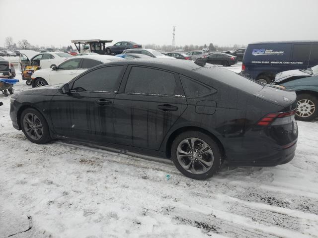 HONDA ACCORD EX 2023 black  gas 1HGCY1F31PA801426 photo #3