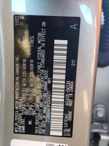 VIN 2T2ADCAZ3PC004577 2023 LEXUS NX 250 no.13