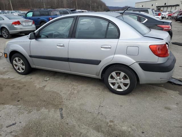 KIA RIO BASE 2008 silver sedan 4d gas KNADE123986375990 photo #3