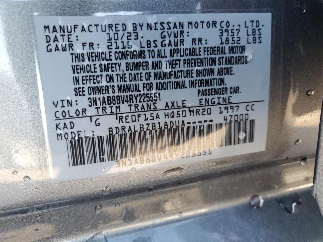 2024 NISSAN SENTRA S - 3N1AB8BV4RY225551
