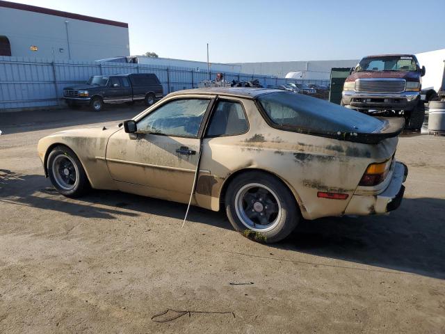 PORSCHE 944 1984 gold coupe gas WP0AA0946EN456540 photo #3