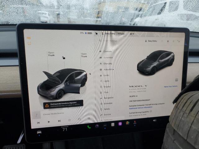 VIN 7SAYGDEEXPA028247 2023 TESLA MODEL Y no.9