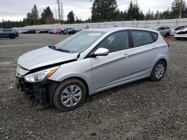 HYUNDAI ACCENT SE 2017 silver  gas KMHCT5AEXHU299704 photo #1