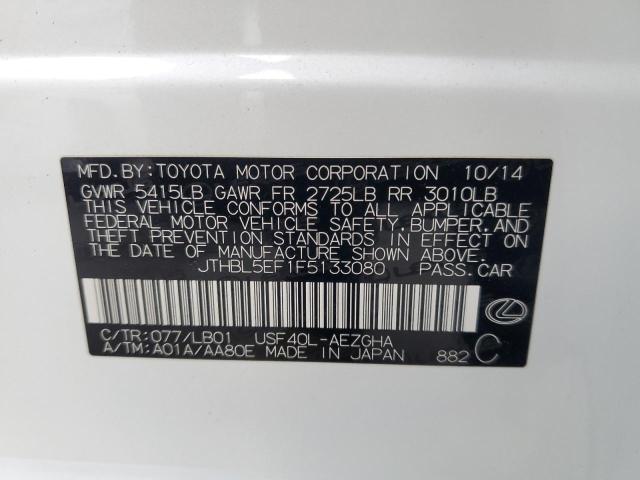 2015 LEXUS LS 460 - JTHBL5EF1F5133080