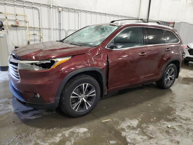 2016 TOYOTA HIGHLANDER - 5TDJKRFHXGS226733