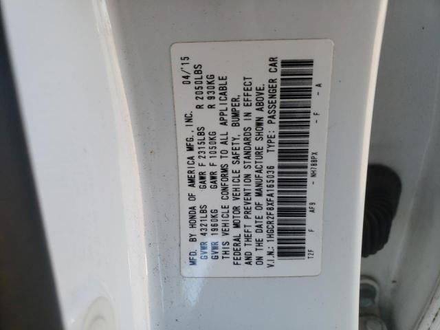2015 HONDA ACCORD EXL - 1HGCR2F8XFA165036