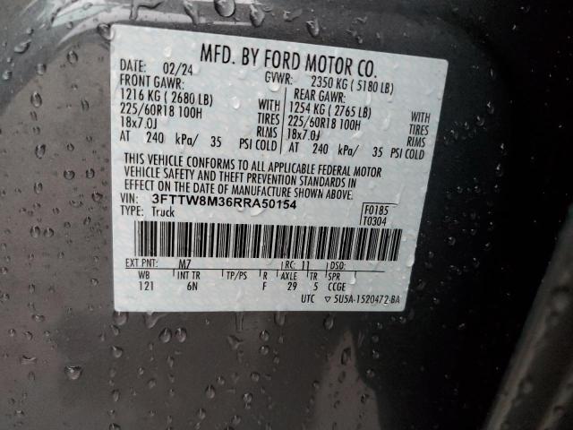 2024 FORD MAVERICK L 3FTTW8M36RRA50154
