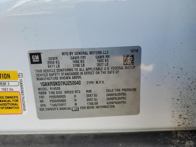 2017 GMC ACADIA LIM - 1GKKRSKD7HJ250940