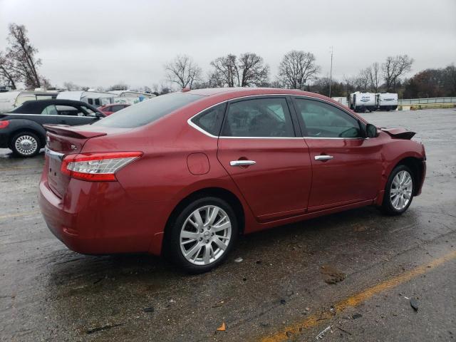 NISSAN SENTRA S 2015 red  gas 3N1AB7AP1FY236578 photo #4