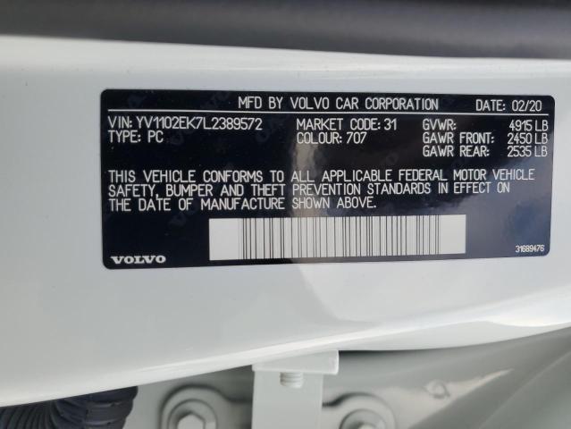 2020 VOLVO V60 T5 MOM YV1102EK7L2389572